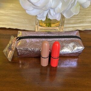 MAC Mini 2 colors NEW with purple Star cosmetic bag